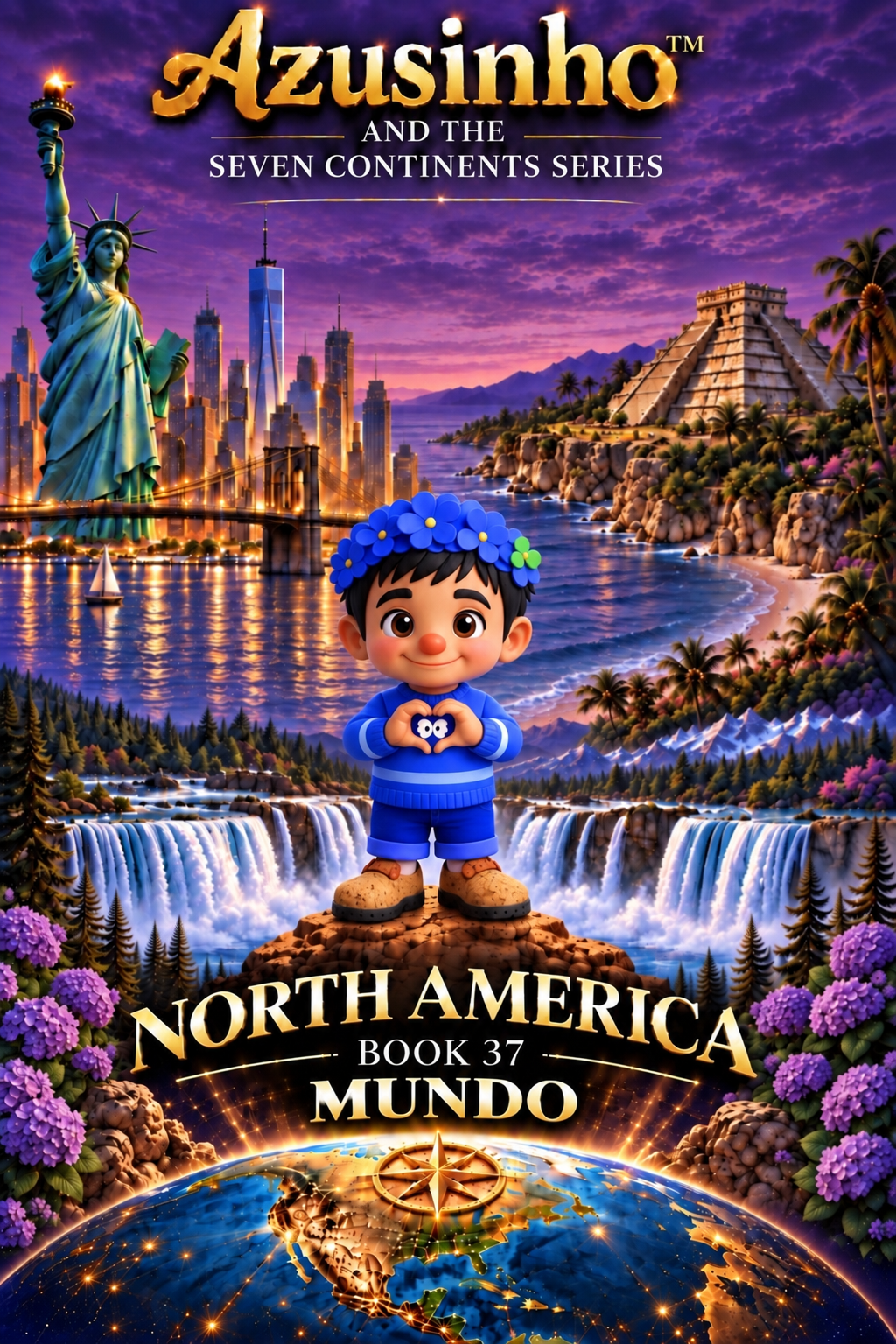 (PT)Série Sete Continentes · North América 37:Mundo